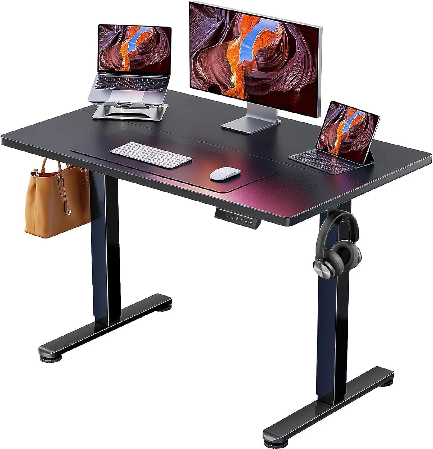 Special Height Adjustable Electric Standing Desk, 48 x 24 Inches Sit Stand up Desk - Image 40