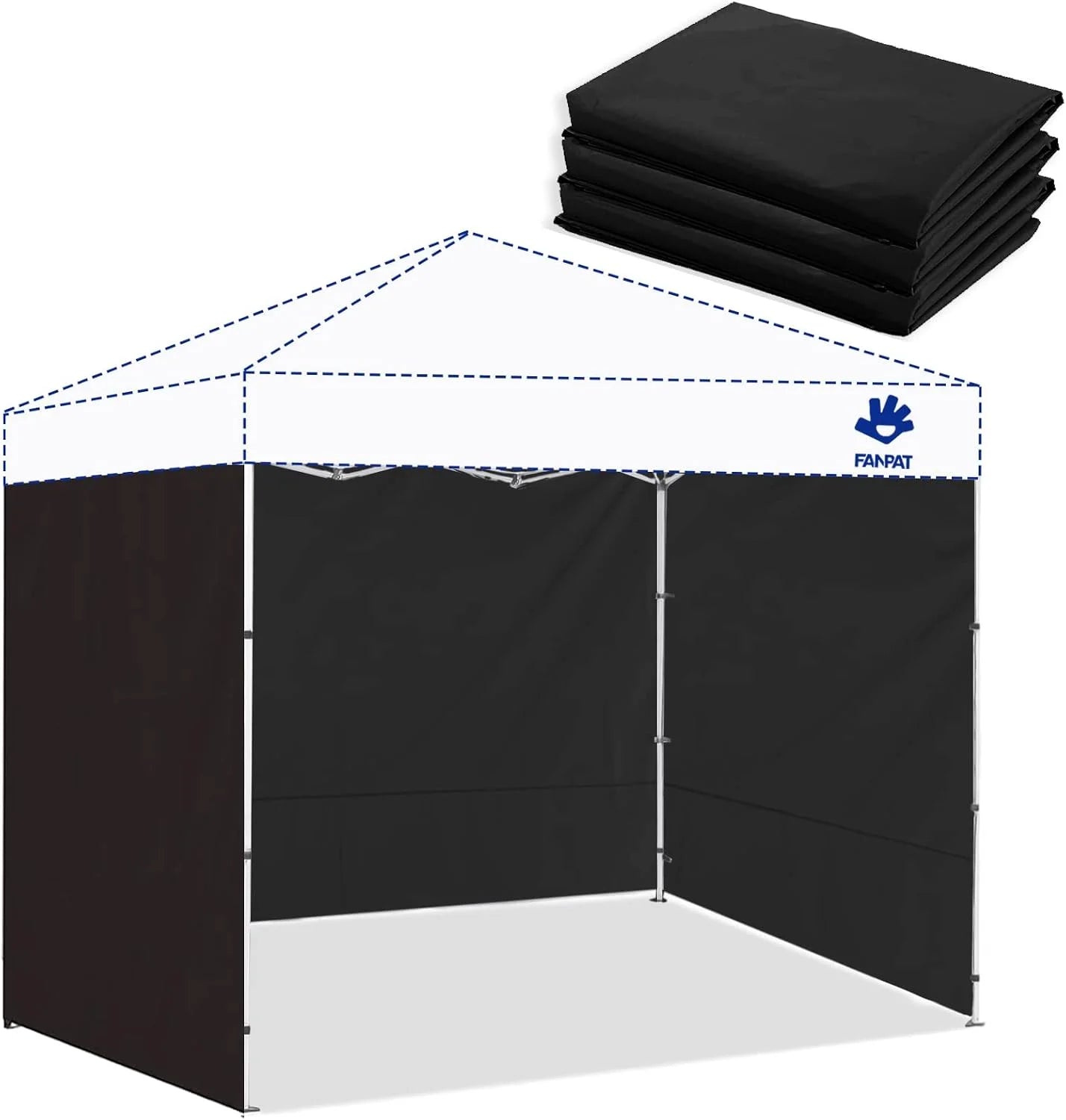 Special 10×10 Canopy Sidewalls for Canopy Frame, White (3Pcs Sidewalls Only) - Image 8