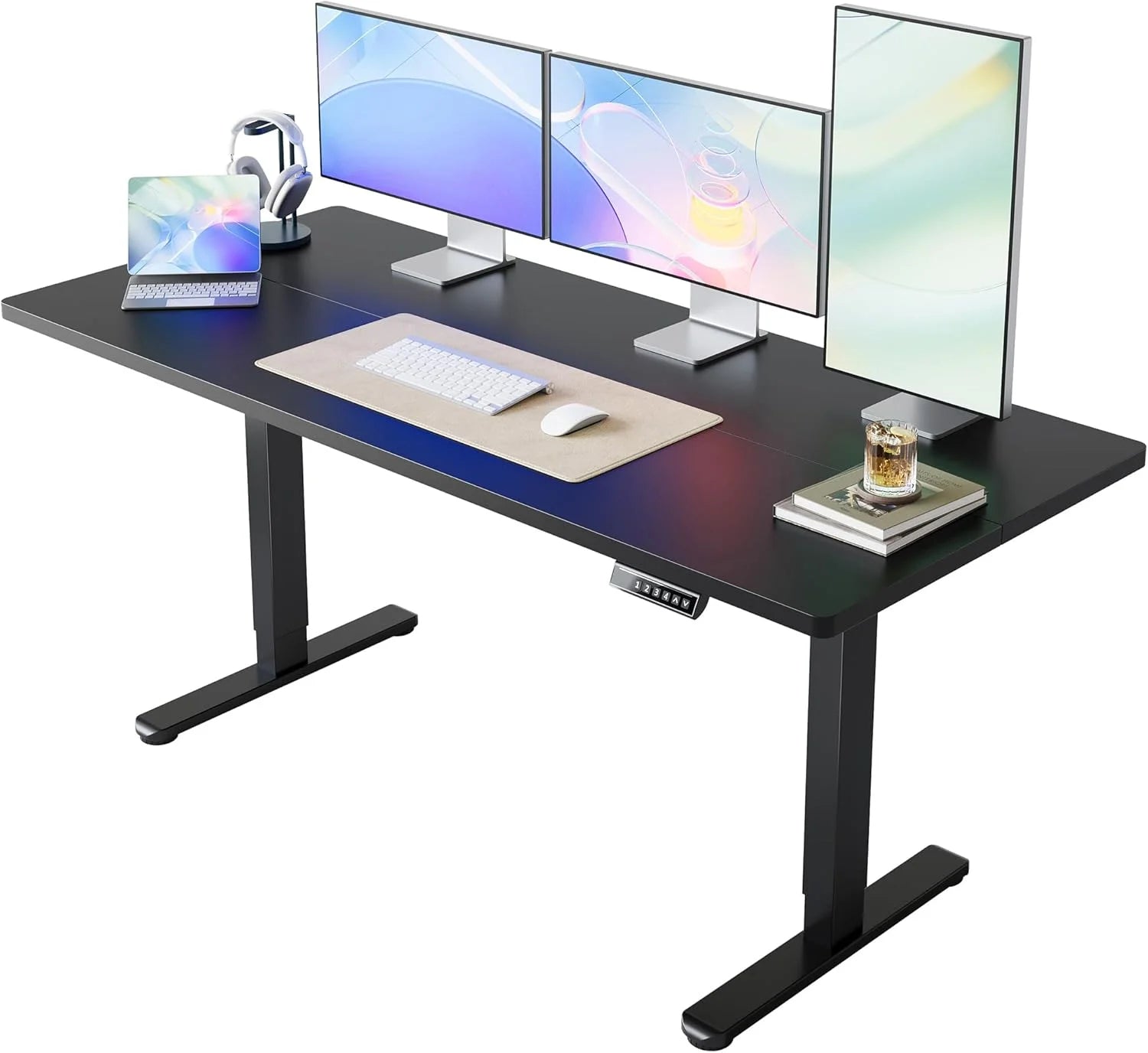 Special HUANUO 32 Small Electric Standing Desk Adjustable Height, 4 Memory Height Settings - Image 35