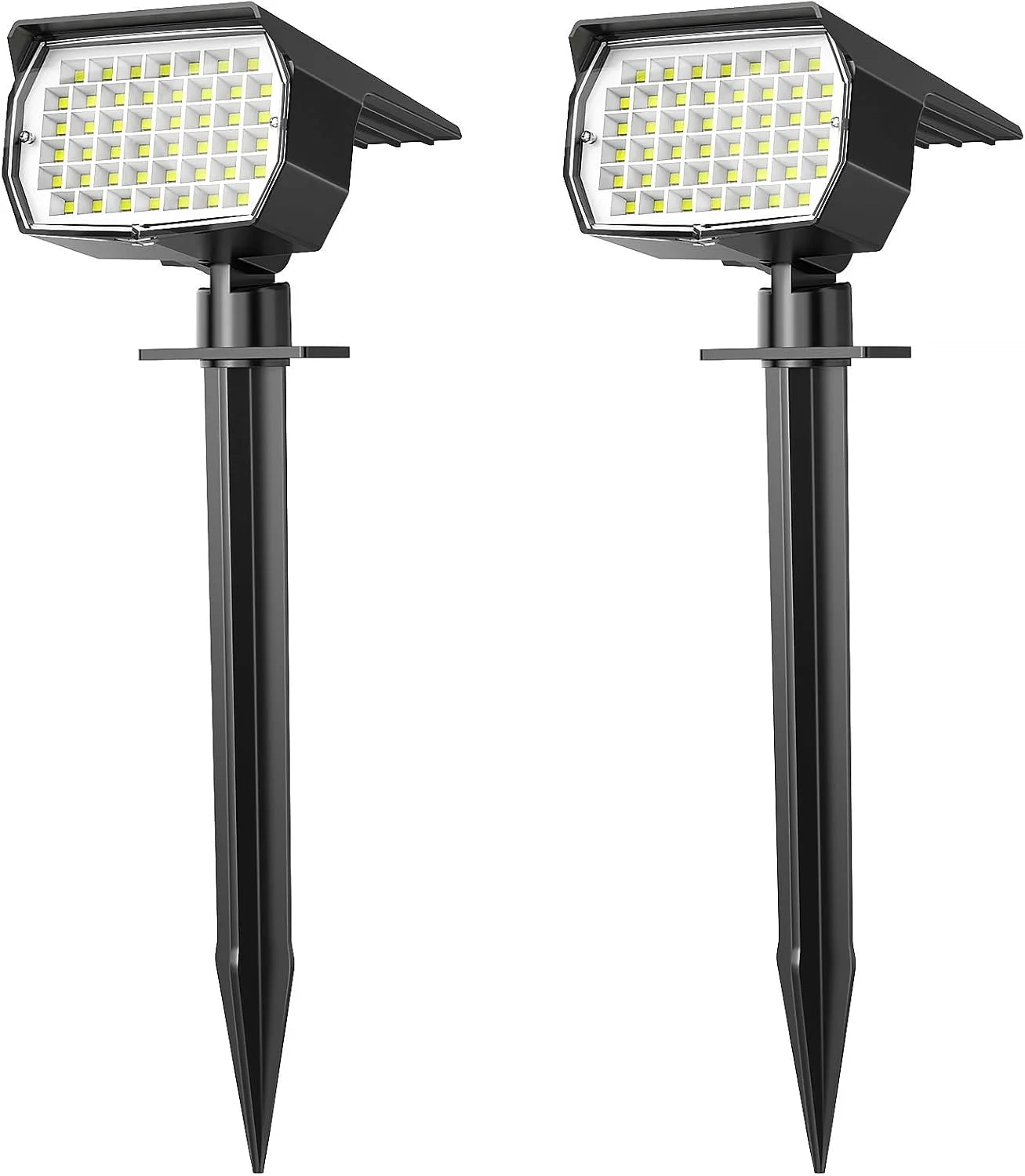 Special Solar Spot Lights Outdoor Waterproof IP65, 12 Pack Landscape Spotlights with 46 LEDs, 3 Modes Auto On/Off Solar - Image 9