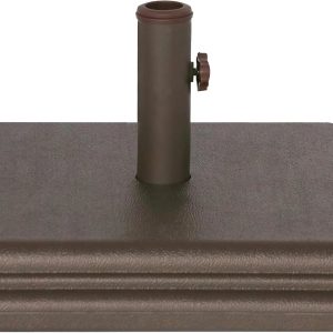 Special US Weight 40lb Outdoor Umbrella Base ” Use with Patio Table ” Black