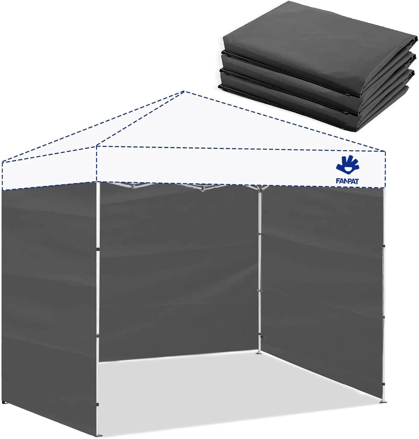 Special 10×10 Canopy Sidewalls for Canopy Frame, White (3Pcs Sidewalls Only) - Image 22