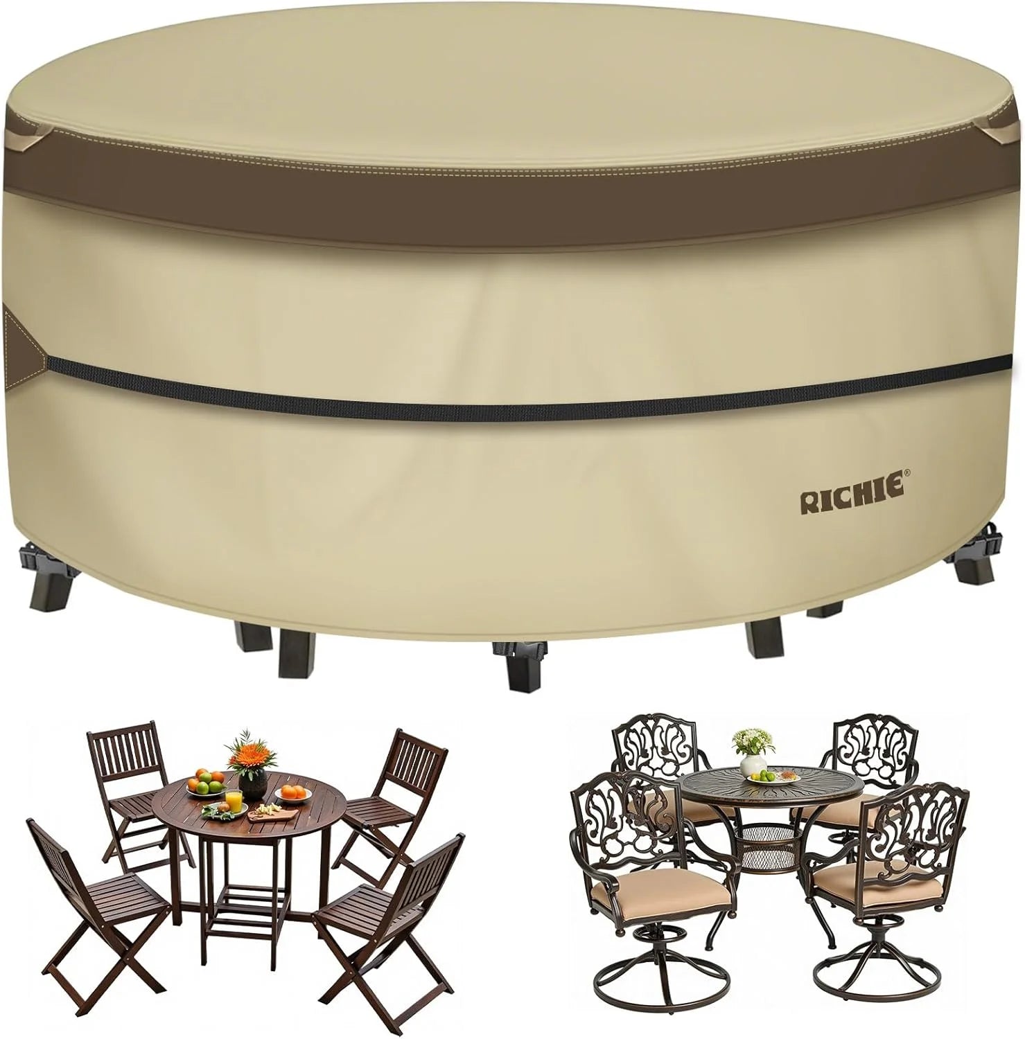 Special Round Patio Furniture Cover Waterproof - Image 3