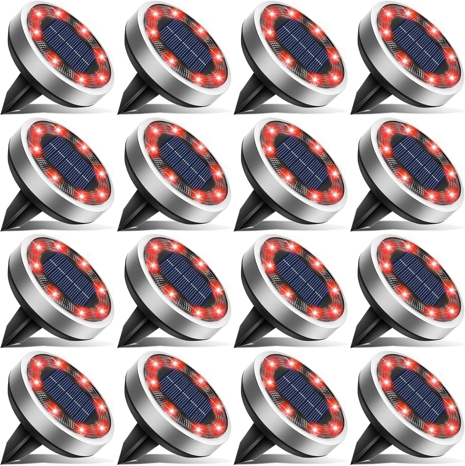 Special 16 Pack Solar Lights Outdoor Waterproof, 8 LED Solar Ground Lights – For Home Projects - Image 21
