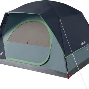 Special Coleman Skydome Camping Tent with 5 Minute Setup, 2/4/6/8 Person Weatherproof Tent with Rainfly & Carry Bag