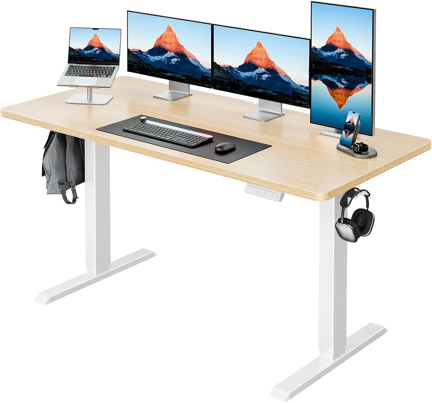 Special HUANUO 32 Small Electric Standing Desk Adjustable Height, 4 Memory Height Settings - Image 24