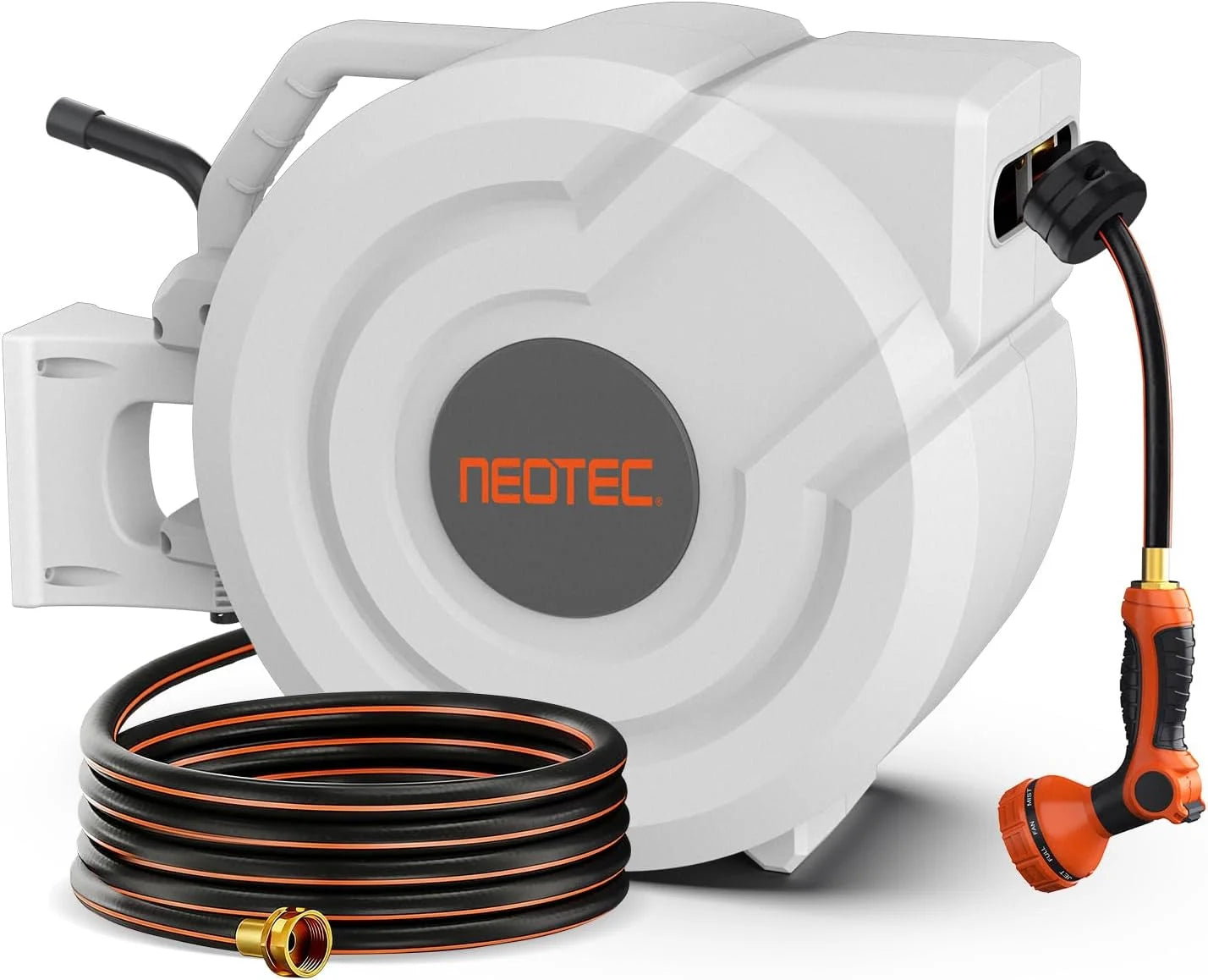 Special 5/8 in 100ft Retractable Garden Hose Reel with Any-Length Lock Slow Auto Rewind Heavy Duty Water Hose Reel - Image 3