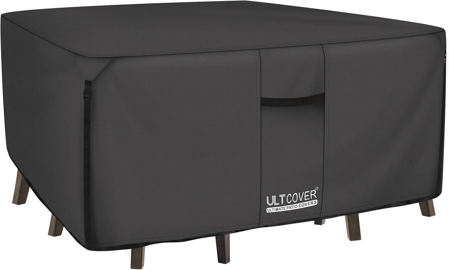 Special 600D Tough Canvas Heavy Duty Rectangular Patio Table and Chair Cover - Image 3