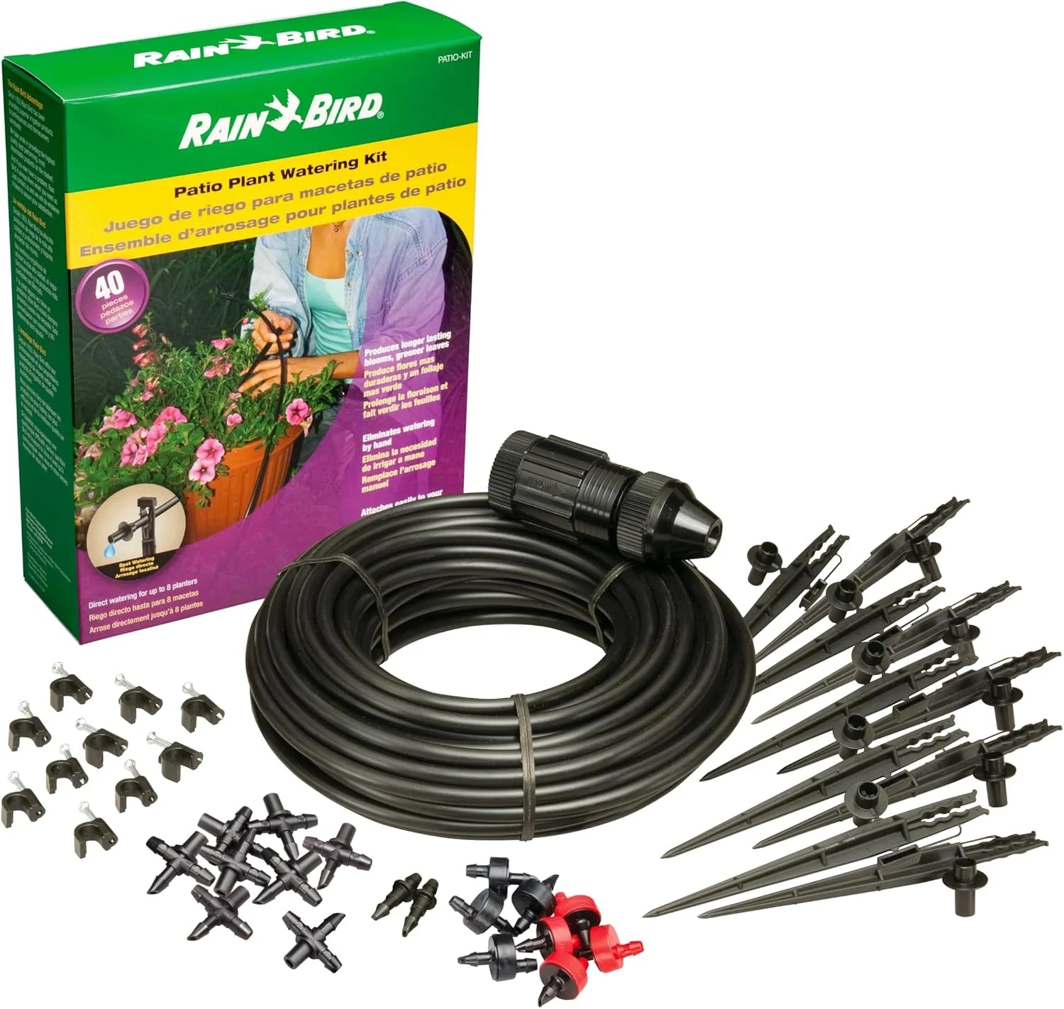 Special Bird LNDDRIPKIT Drip Irrigation Landscape/Garden Watering Kit with Drippers, Micro-Bubblers, Micro-Sprays - Image 3