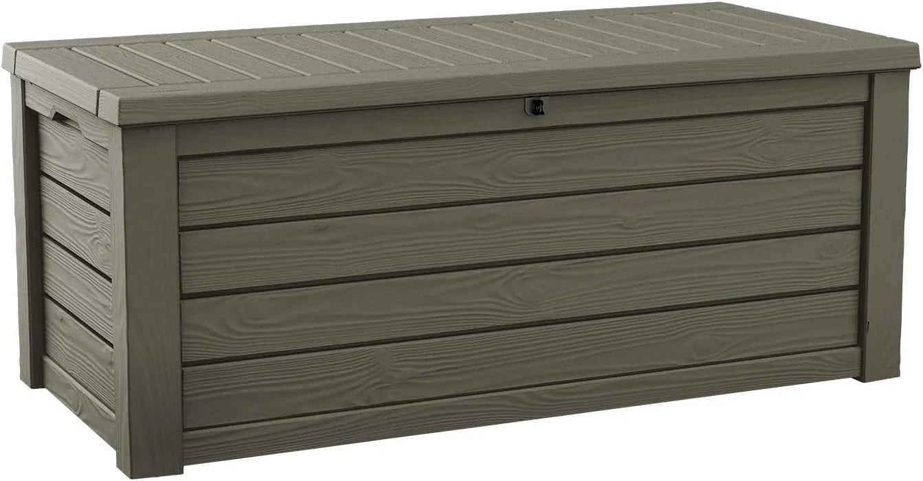 Special Keter Westwood 150 Gal Outdoor Storage Box for Patio and Pool Accessories - Image 4