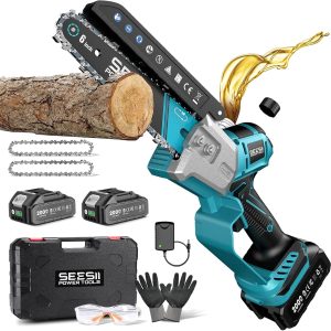Special 6 Inch Mini Electric Chainsaw Cordless Battery Powered