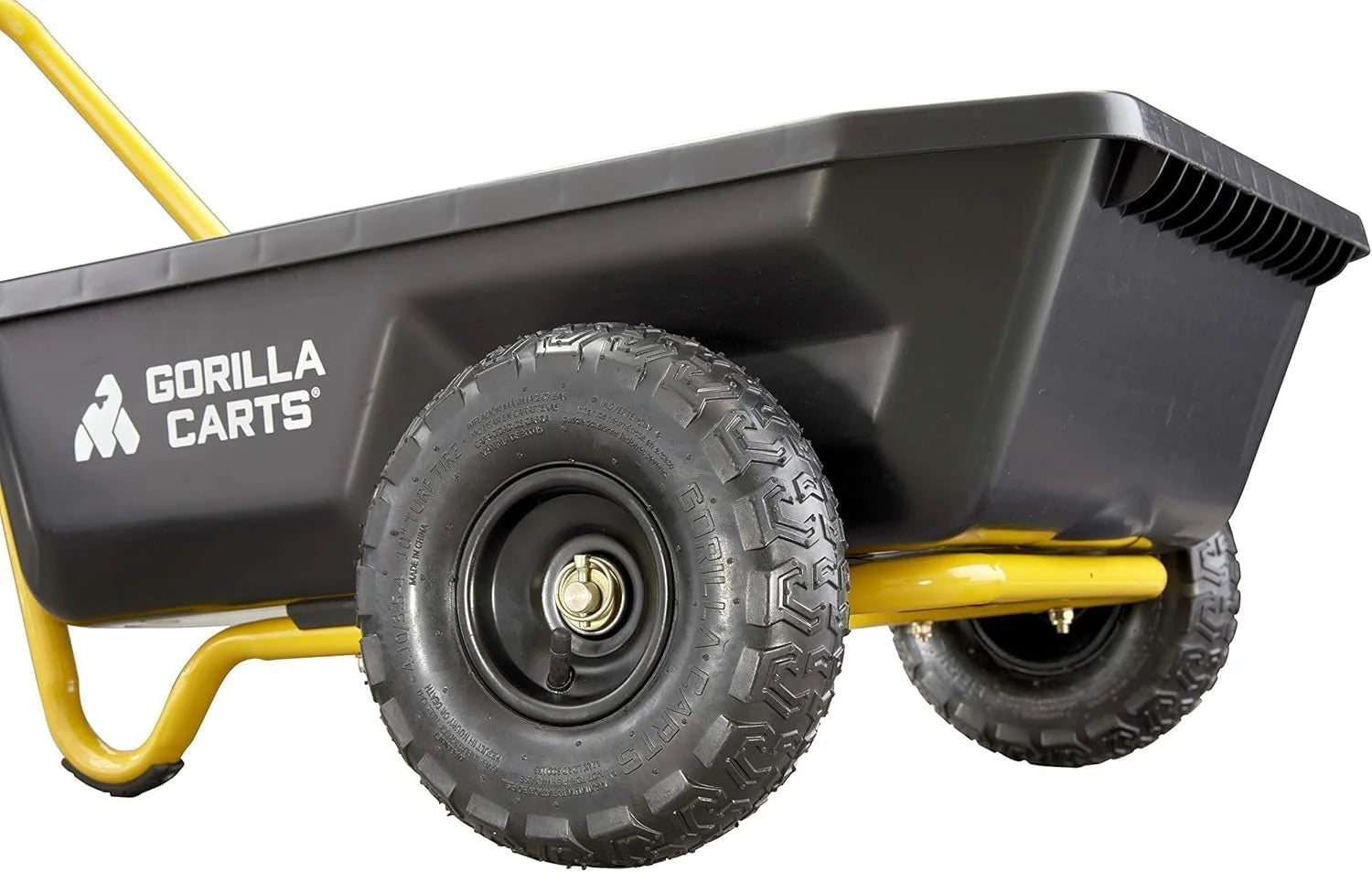 Special Carts GCR-4 Poly Dump Cart, 2-Wheel Garden Wagon with Foldable Handle, 4 cu ft, 300 lb. Capacity - Image 11