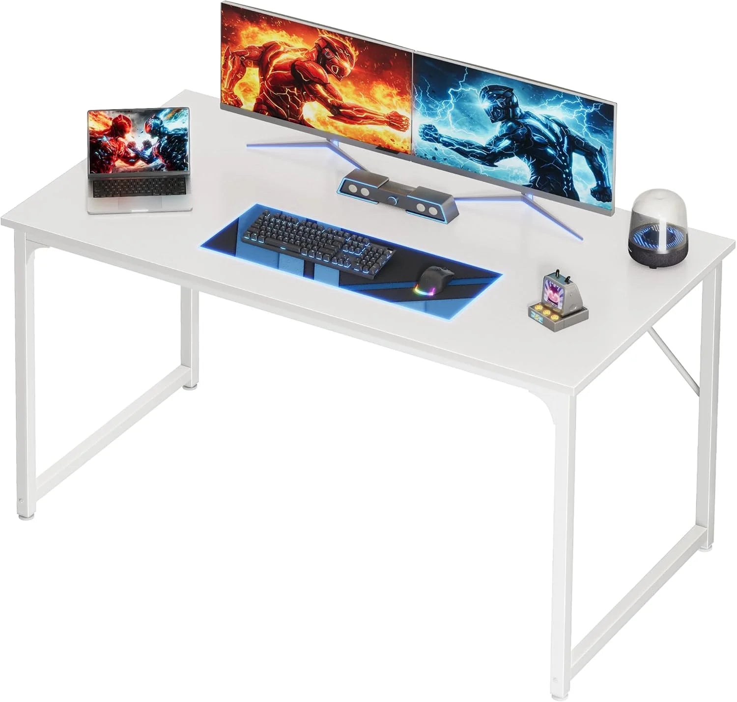Special 47 X 24 Inch Computer Desk with Deeper Desktop, Gaming Office Writing Work Desk for Home Office - Image 2