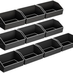 Special Homsorout Closet Organizers Bins 6 Packs, Large Closet Shelf Organizer with Handles, Fabric Trapezoid Storage