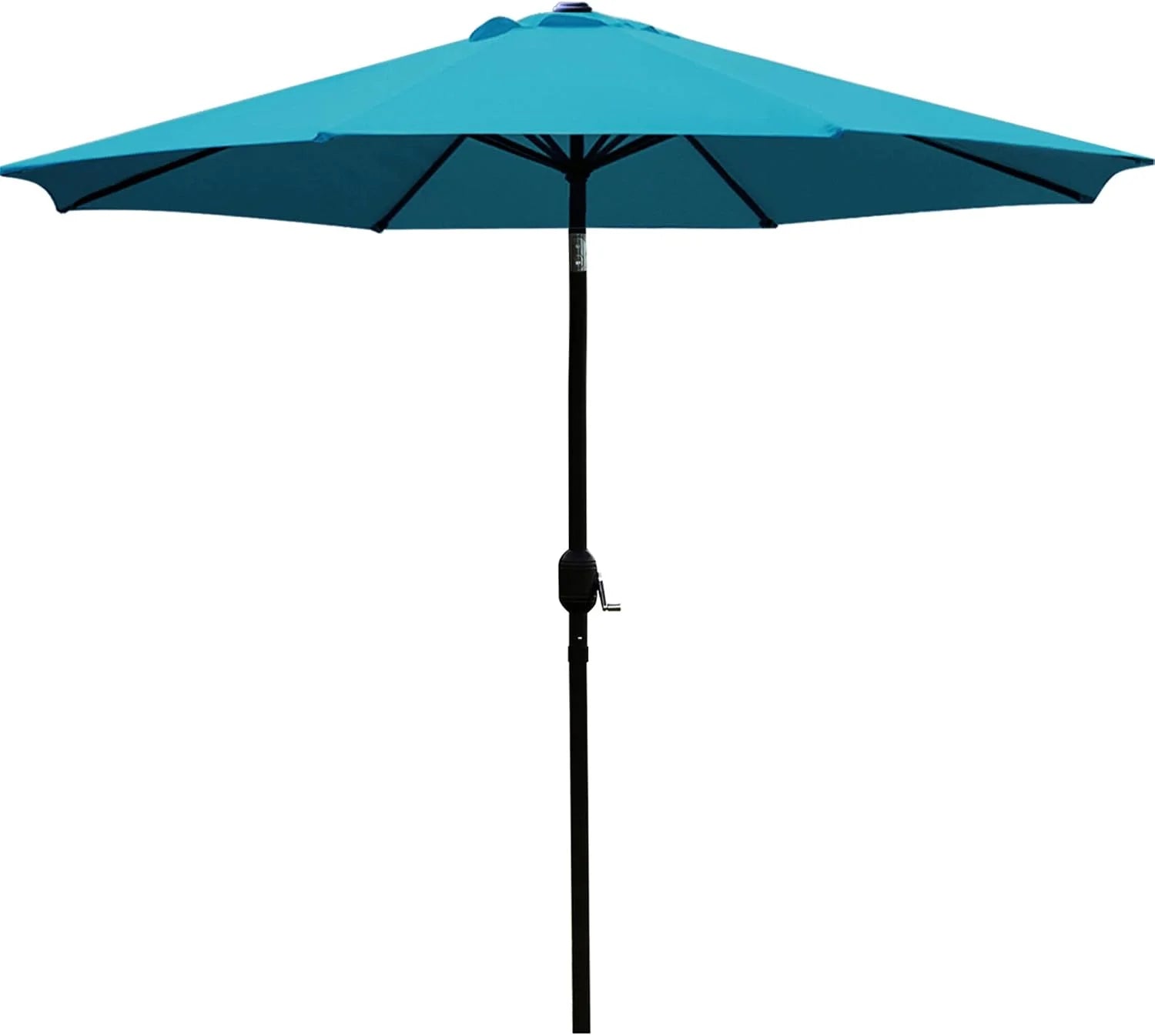 Special Sunnyglade 9″ Patio Umbrella Outdoor Table Umbrella with 8 Ribs Tan - Image 11