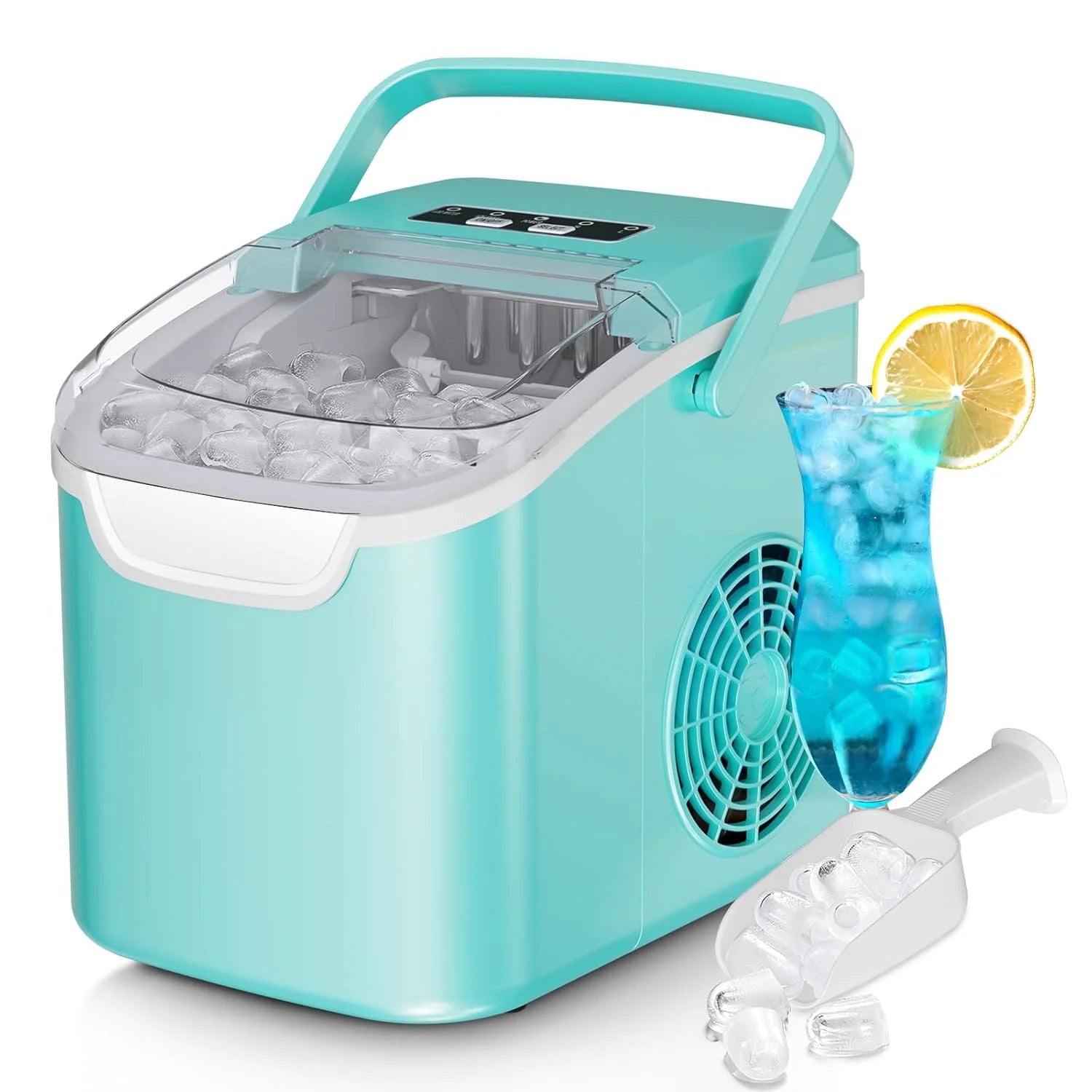 Special Ice Maker Machine, 8 Ice Cubes in 6 mins, 26lb/Day Ice with 2 Sizes- Portable Mini - Image 6