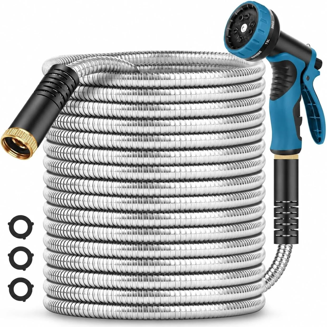 Special Hose 50FT, Non-Expanding Water Hose Ultra Lightweight With Nozzle ” For Garden Watering