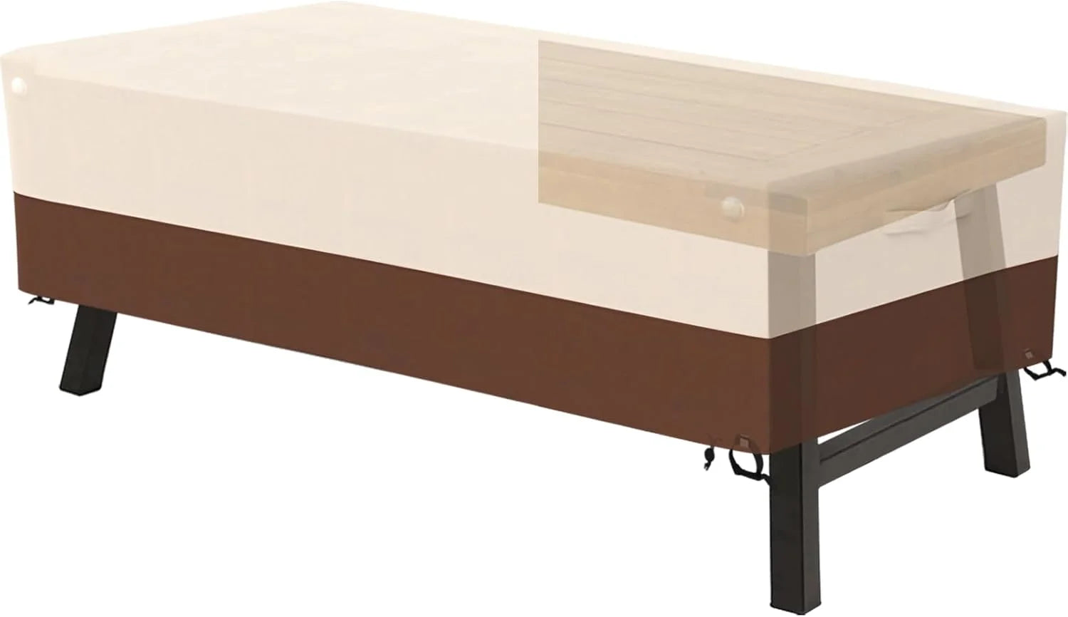Special Tuyeho 124×84 Heavy Duty 900D Outdoor Patio Furniture Set Cover Waterproof