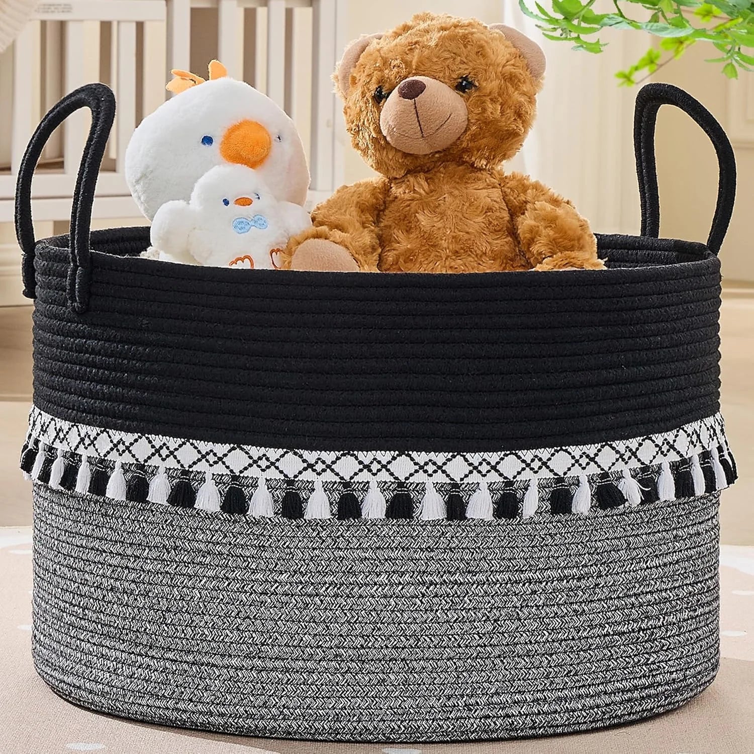 Special Large Blanket Basket with Handles, Storage Basket for Living Room, Extra Large Capacity, Blanket Storage, Laundry - Image 8