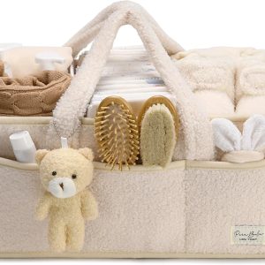 Special Diaper Caddy Organizer for Changing Table, Storage Basket for Wipes, Gift for Baby Shower, Car