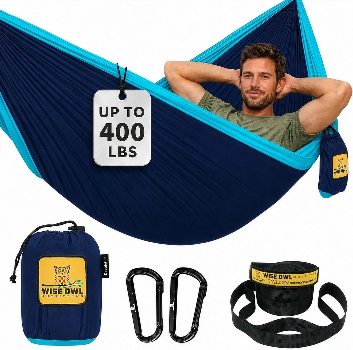 Special Owl Outfitters Camping Hammock ” up to 500lbs Portable Hammock with Tree Straps ” Travel, Backpacking
