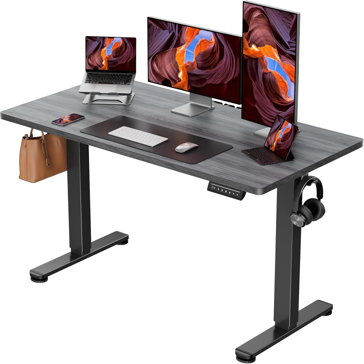 Special Height Adjustable Electric Standing Desk, 48 x 24 Inches Sit Stand up Desk - Image 17