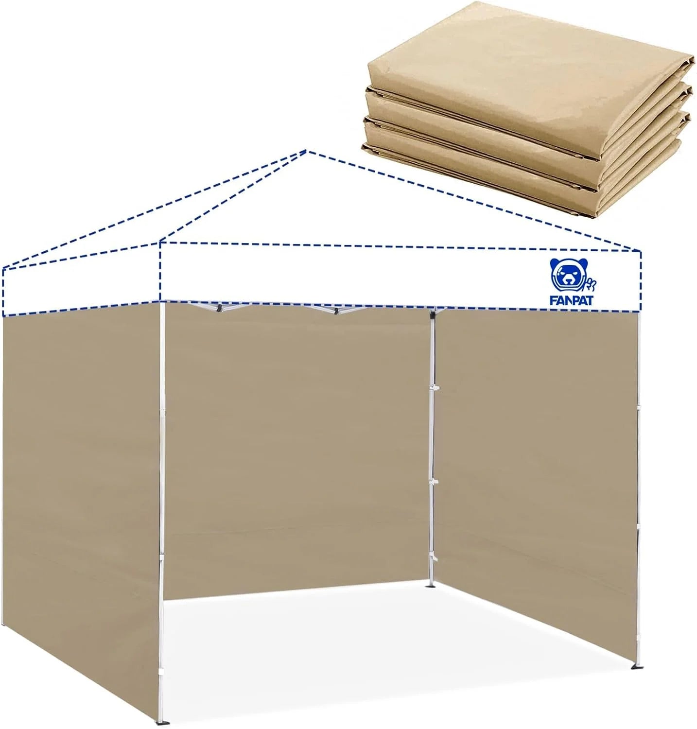 Special 10×10 Canopy Sidewalls for Canopy Frame, White (3Pcs Sidewalls Only) - Image 19