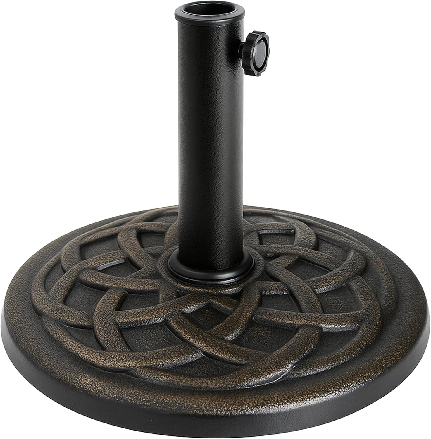 Special BACKYARD EXPRESSIONS PATIO · HOME · GARDEN 911554 21 Pound Umbrella Base, Bronze