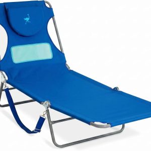Special Ladies Comfort Lounger with Chest Support, Foldable and Portable Reclining Outdoor Patio Beach Lawn Camping