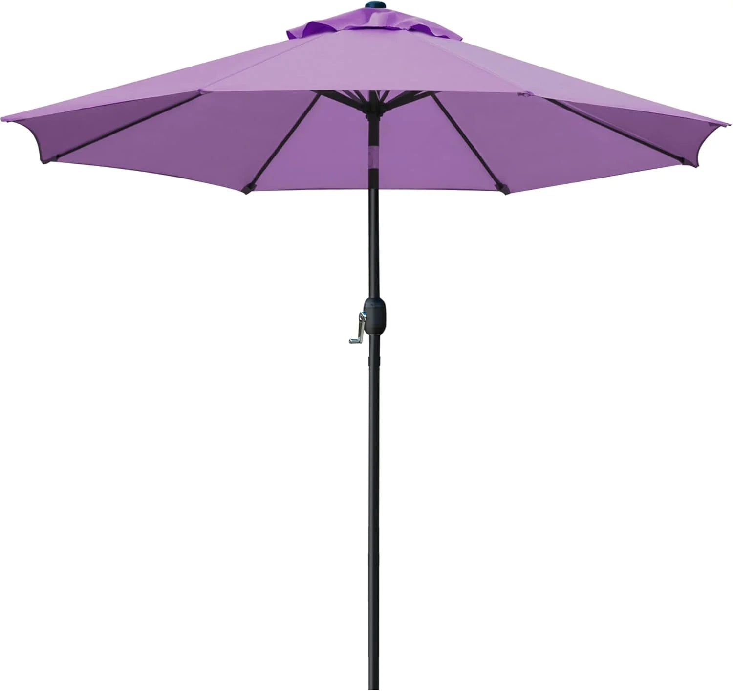 Special Sunnyglade 9″ Patio Umbrella Outdoor Table Umbrella with 8 Ribs Tan - Image 7