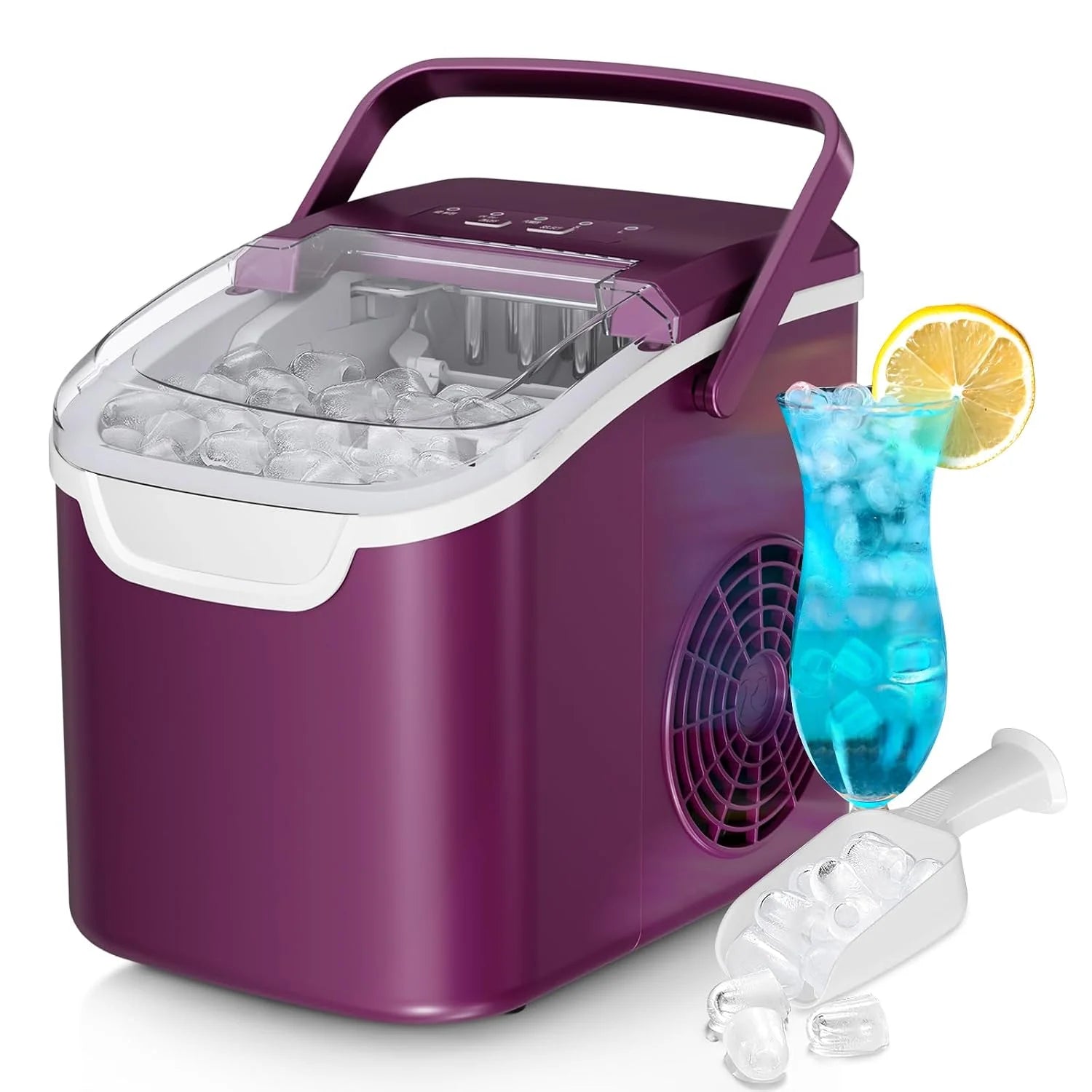 Special Ice Maker Machine, 8 Ice Cubes in 6 mins, 26lb/Day Ice with 2 Sizes- Portable Mini - Image 5