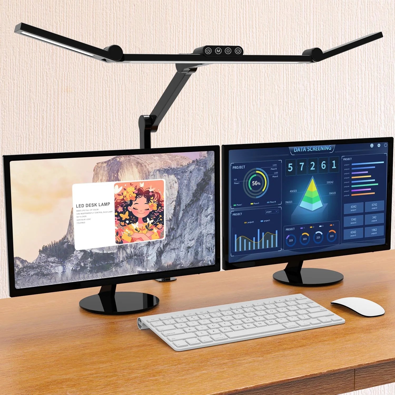 Special Micomlan Led Desk Lamp with Clamp, Dimmable - Image 2