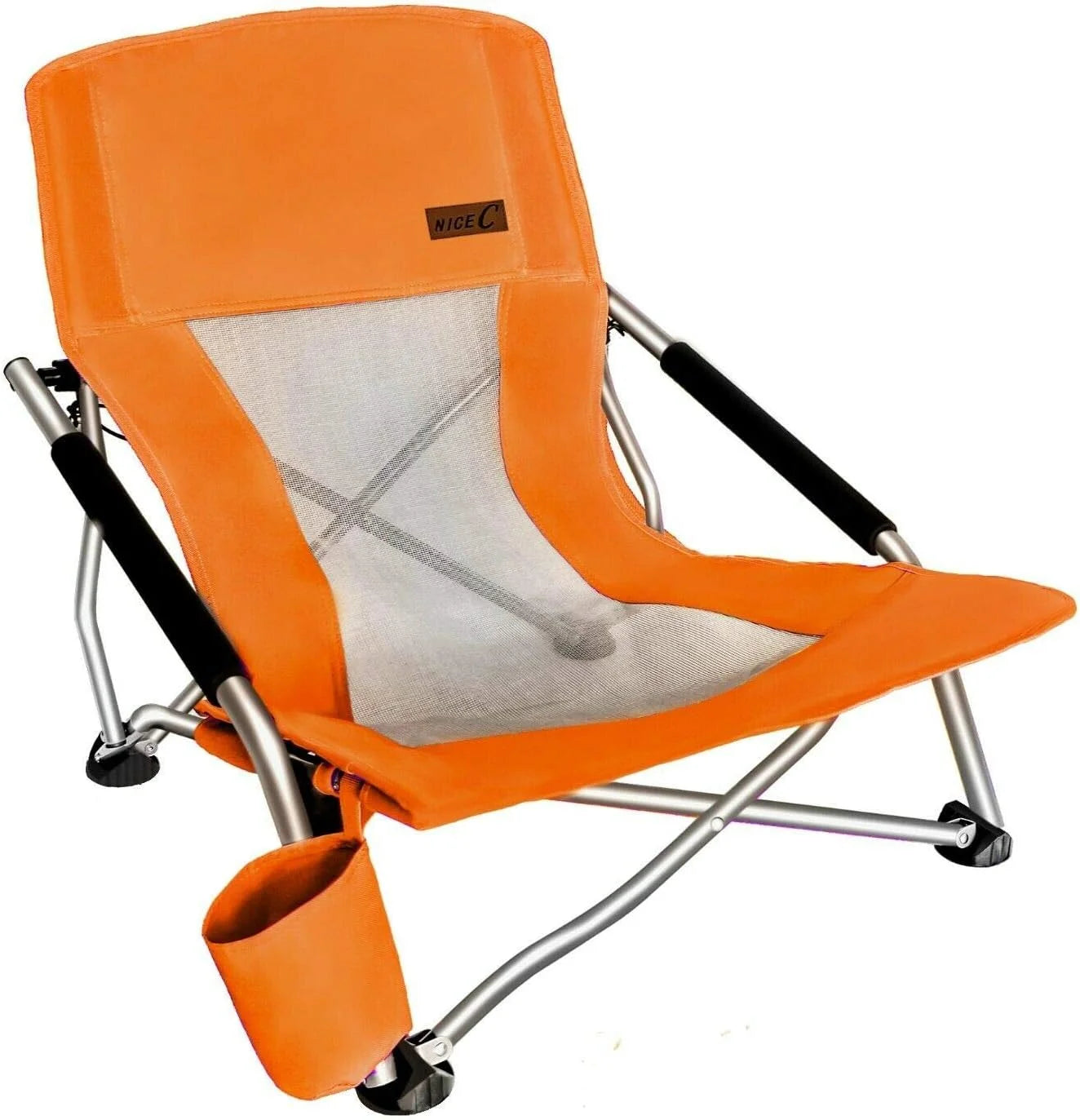 Special C Low Beach Camping Folding Chair, Compact Backpacking River Sand Chair for Adults 2 Pack, Festival (2 Pack Blue) - Image 2