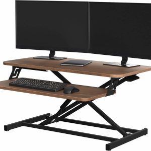 Special VIVO Black 32 inch Stand Up Desk Riser, DESK-V000S, Height Adjustable