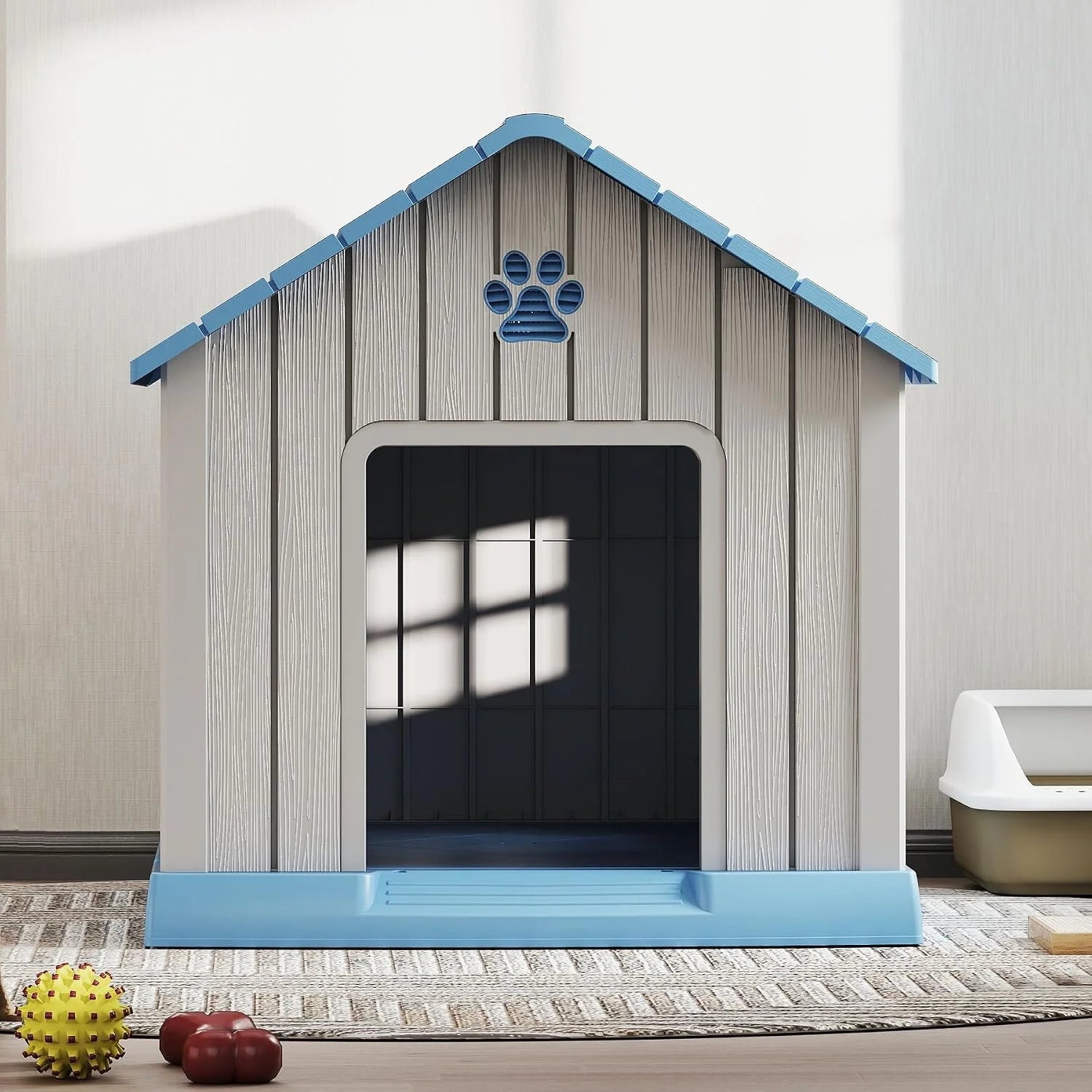 Special Bifanuo Dog House Outdoor Indoor for Small Dogs – Plastic Pet Shelter