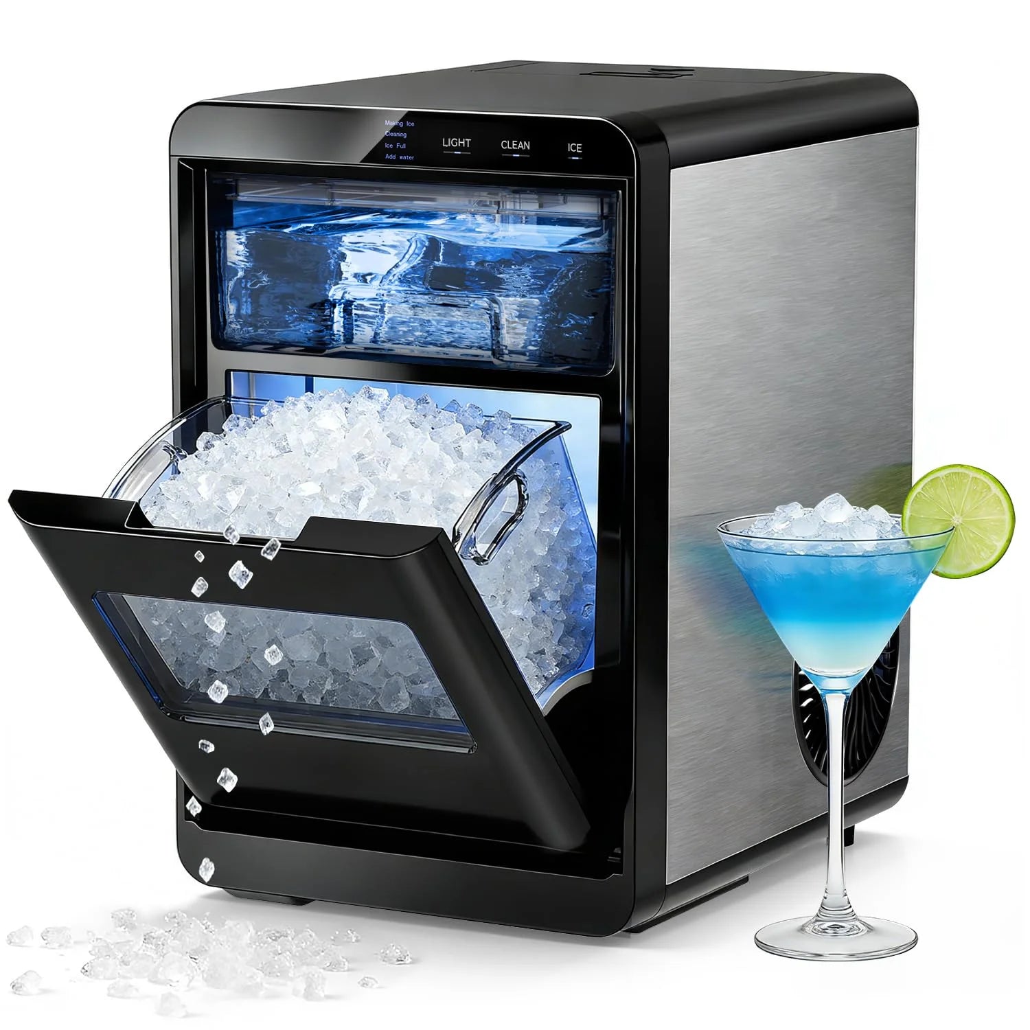 Special Ice Maker Machine, 8 Ice Cubes in 6 mins, 26lb/Day Ice with 2 Sizes- Portable Mini - Image 2