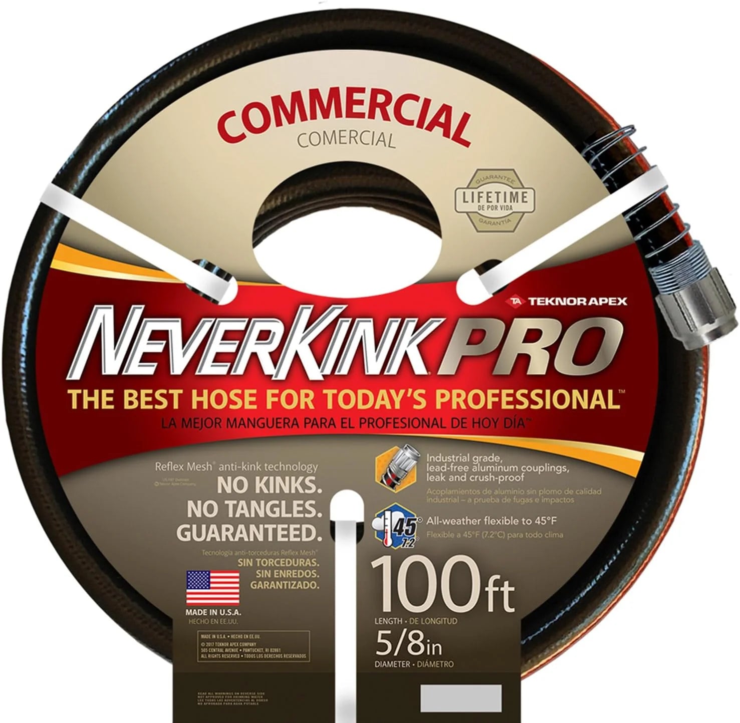 Special Apex Neverkink, 8844-100, PRO Water Hose, 5/8-in x 100-Feet - Image 3