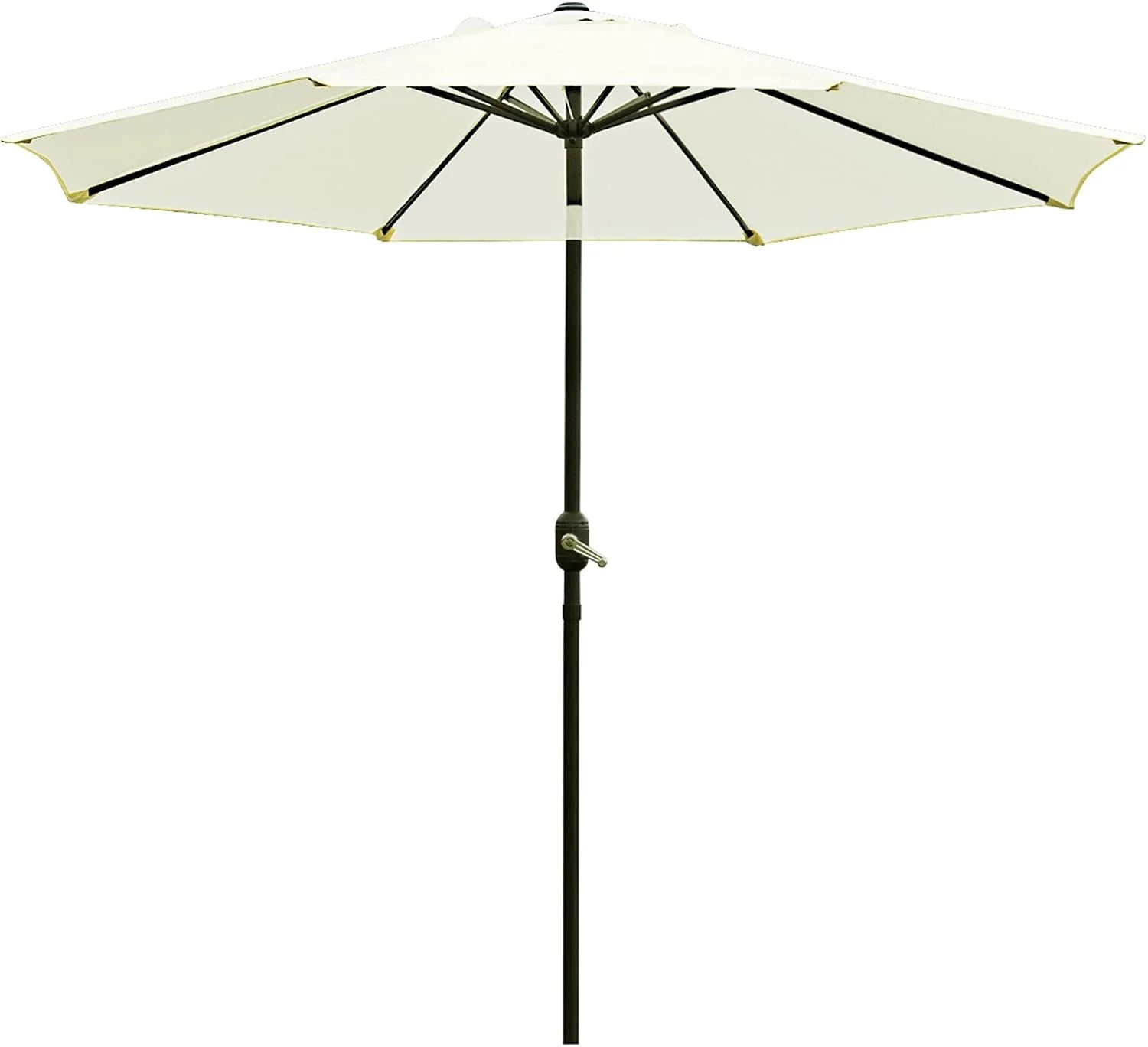 Special Sunnyglade 9″ Patio Umbrella Outdoor Table Umbrella with 8 Ribs Tan - Image 8