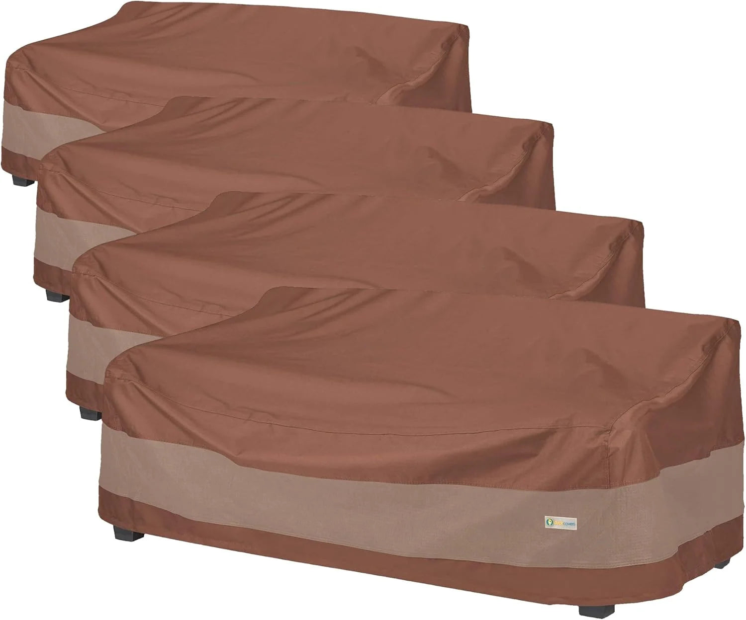 Special DUCKCOVERS Ultimate Patio Sofa Cover, 104W x 40D x 35H, Mocha Cappuccino Patio Furniture Covers