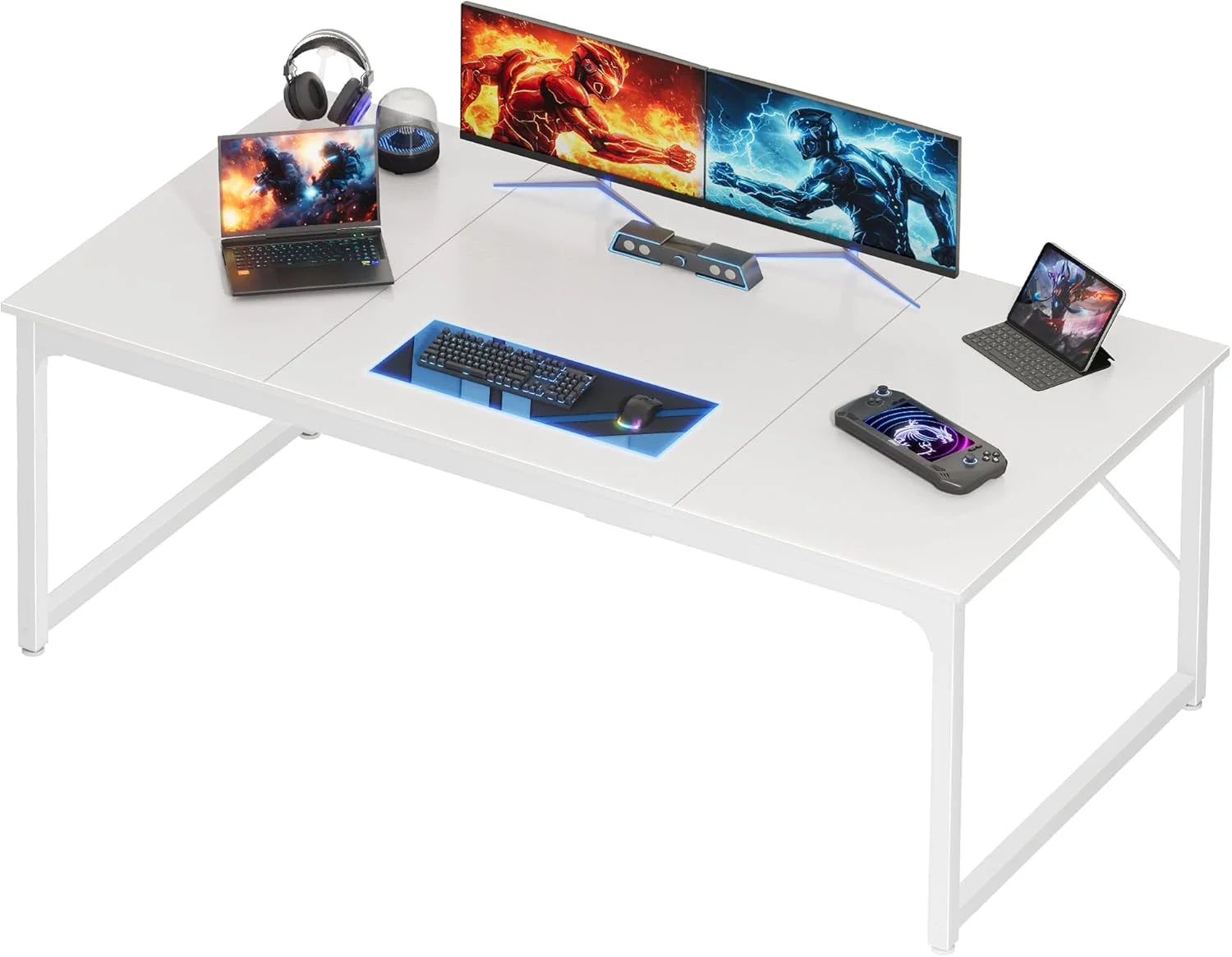 Special 47 X 24 Inch Computer Desk with Deeper Desktop, Gaming Office Writing Work Desk for Home Office - Image 6