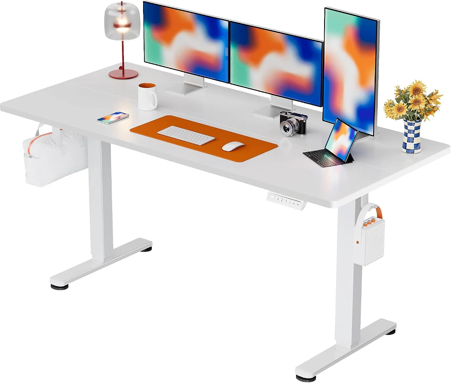 Special Height Adjustable Electric Standing Desk, 48 x 24 Inches Sit Stand up Desk - Image 5