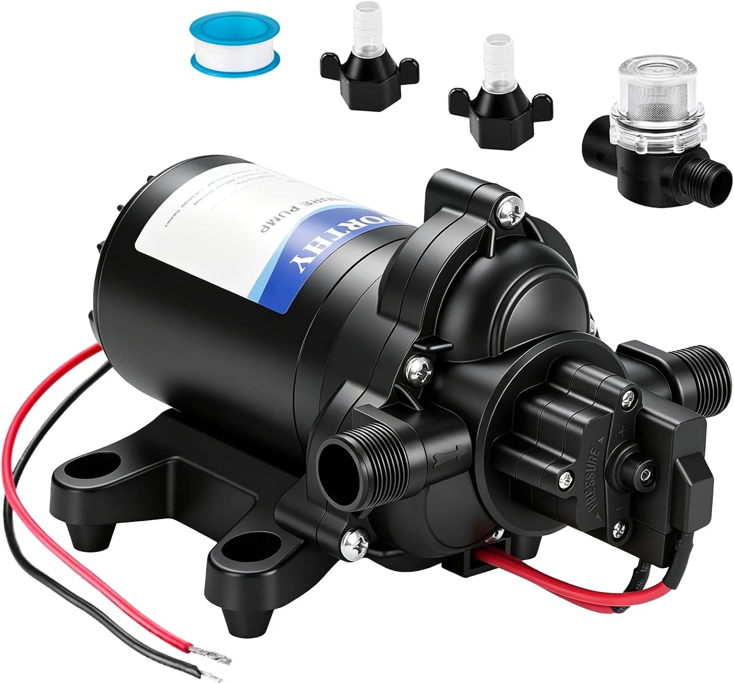 Special 33-Series Industrial Water Pressure Pump 110V AC 4.0GPM 50PSI RV Fresh Water Diaphragm Pump include Garden - Image 4