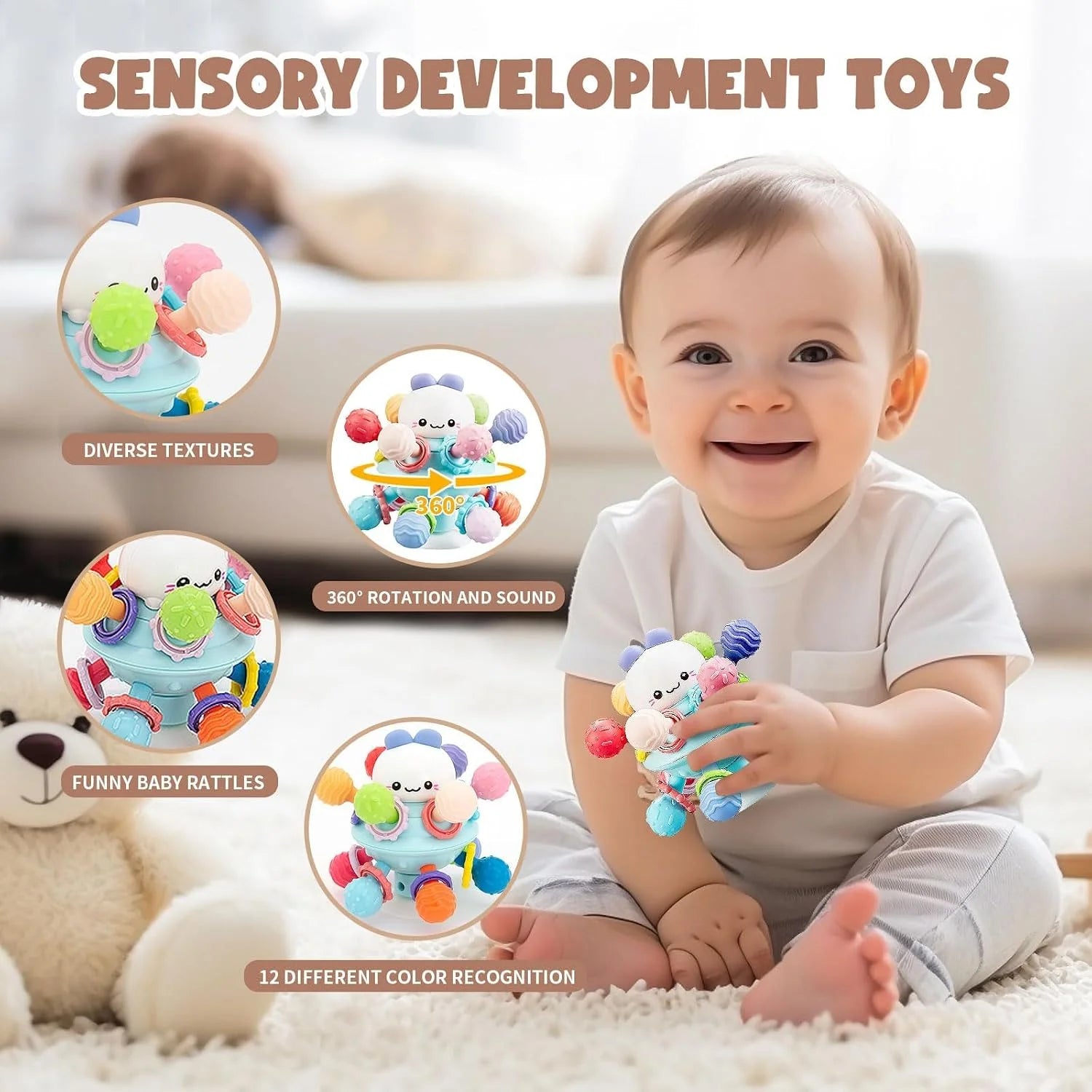 Special Baby Toys 6 to 18 Months, 8 in 1 Montessori Toy Set, Educational Learning Toy for Toddlers Babies Sensory – For Home Projects - Image 3