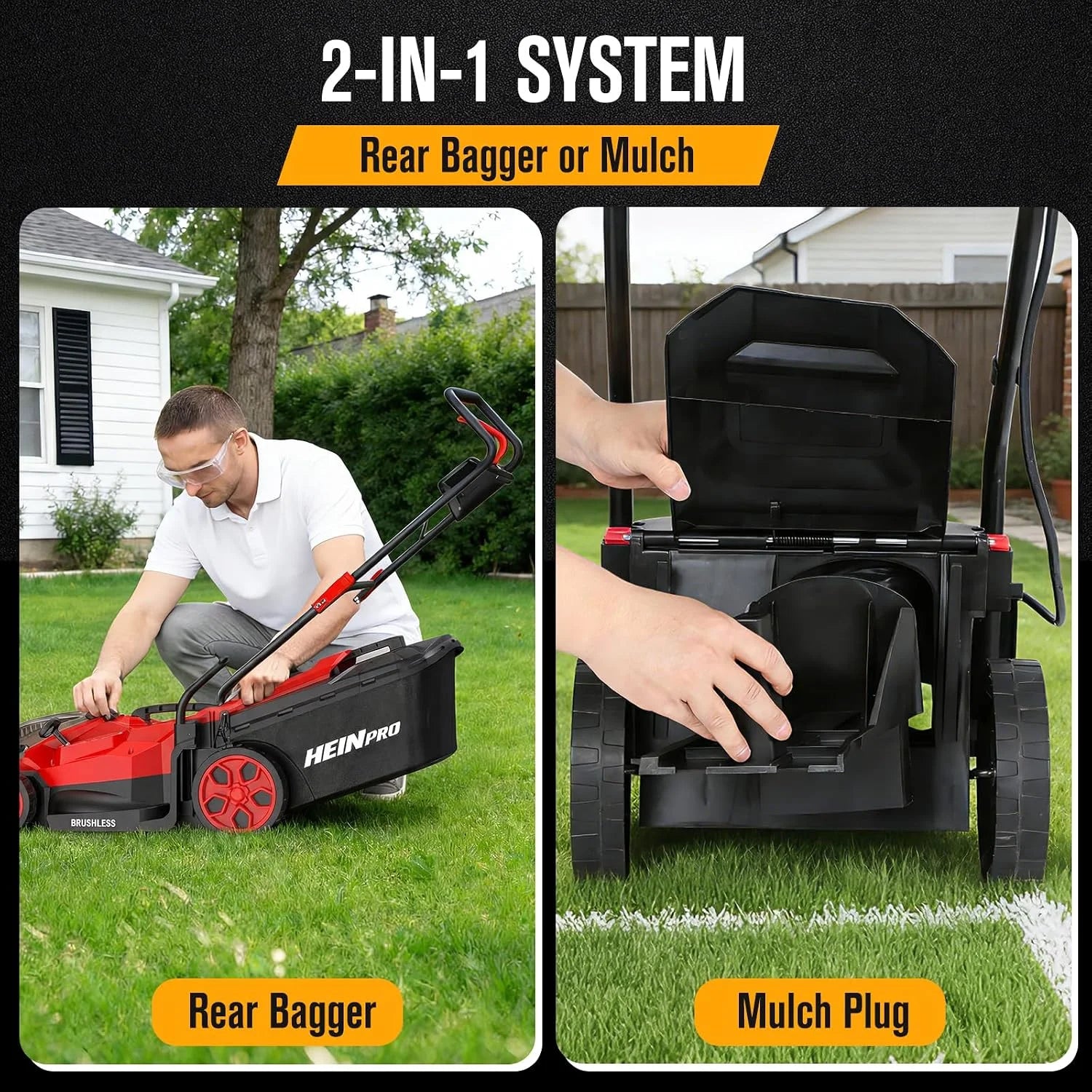 Special 14 Cordless Lawn Mower Compatible with Milwaukee M18 Battery – For Lawn Care - Image 6