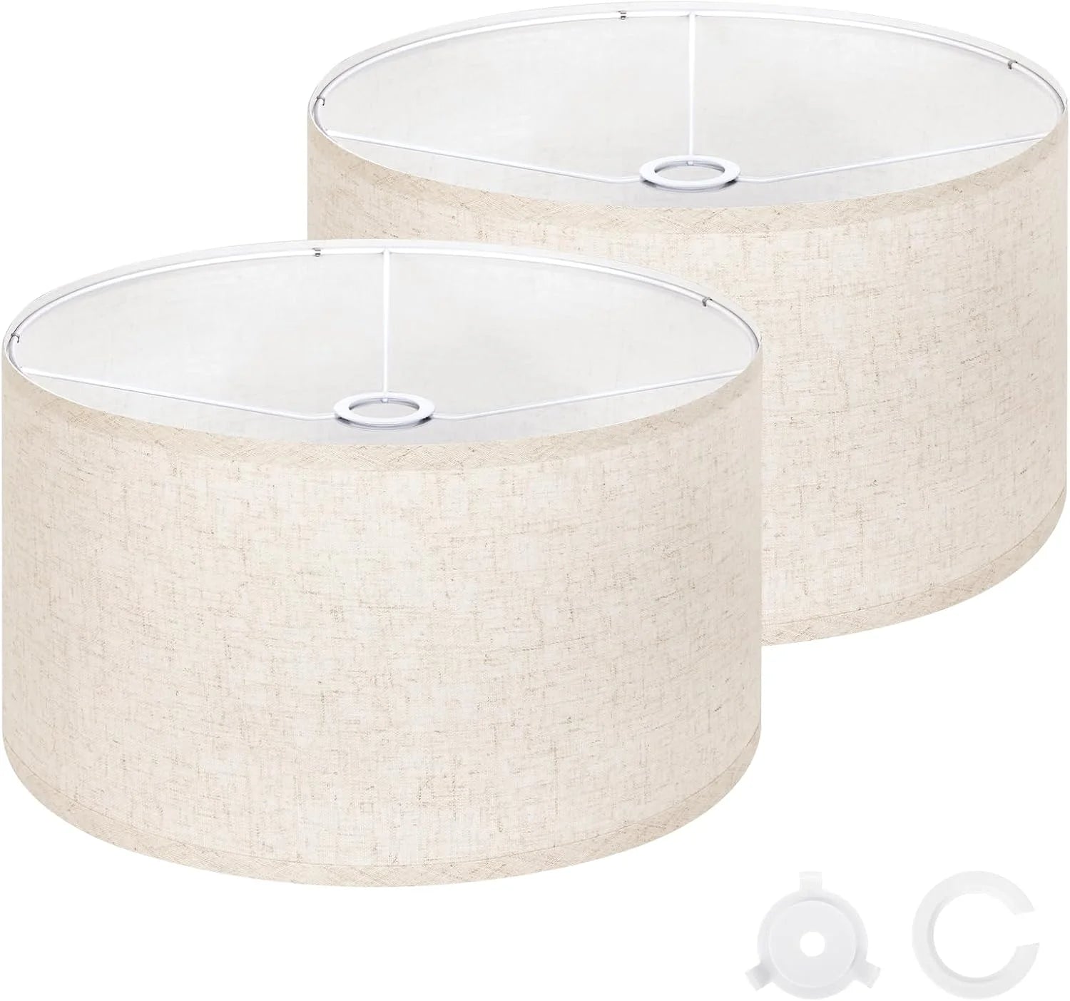 Special Beige Large Drum Lamp Shades for Floor Lamp - Image 3