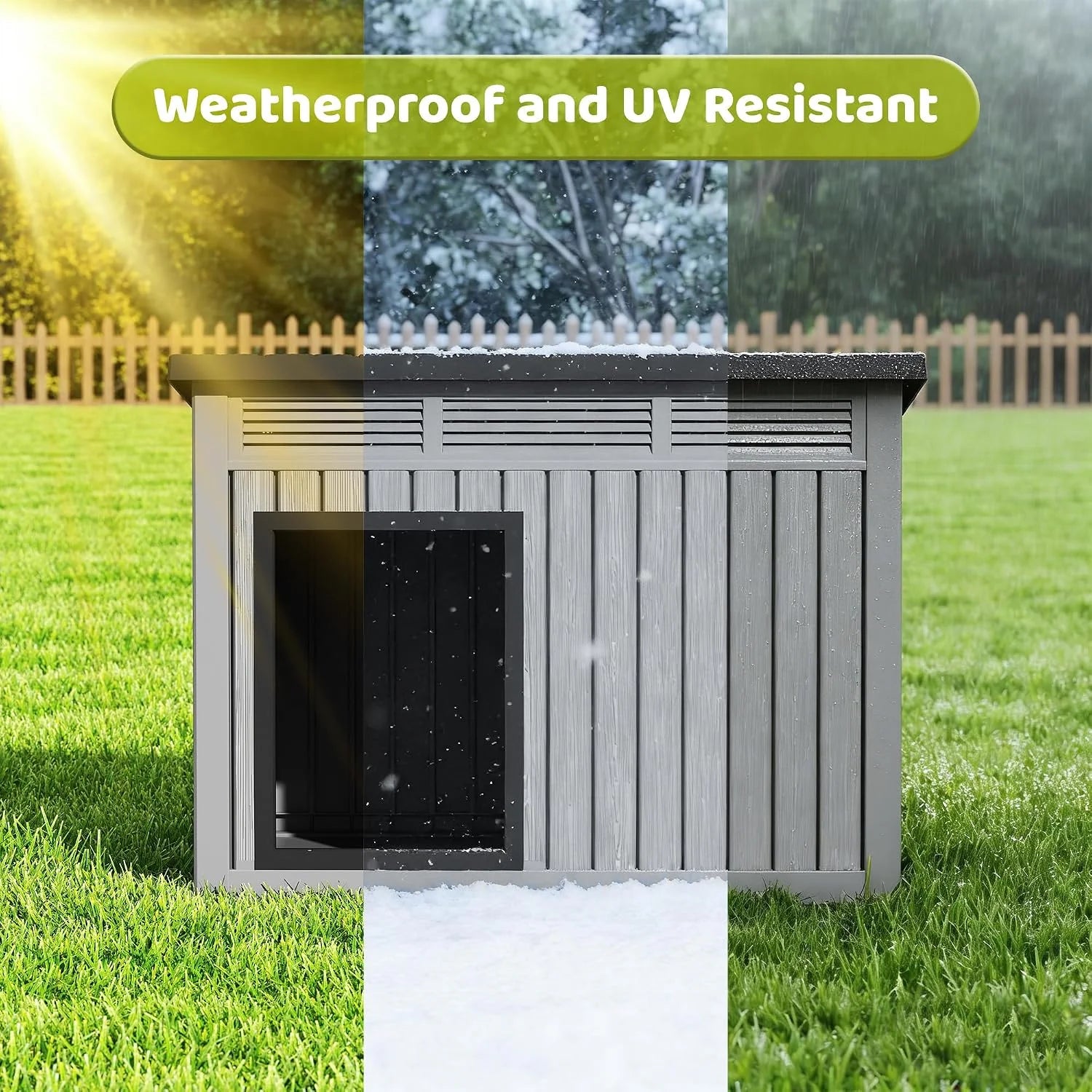 Special Outdoor Indoor Dog House for Small to Medium Dogs – Waterproof Design - Image 3
