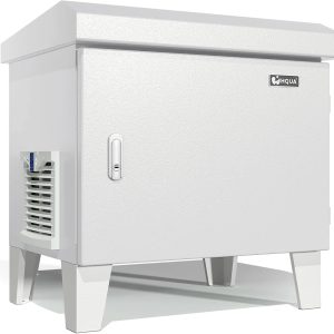 Special HQUA Pond Aerator Pump Cover Cabinet, Weatherproof Outdoor Protection System with Cooling Fan