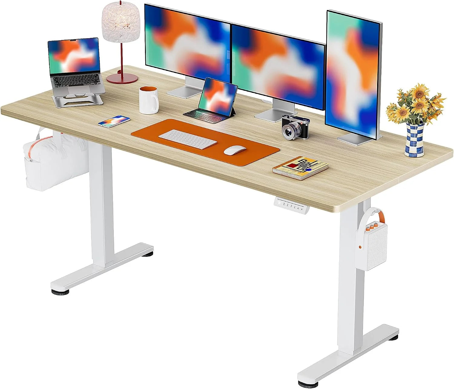 Special Height Adjustable Electric Standing Desk, 48 x 24 Inches Sit Stand up Desk - Image 16