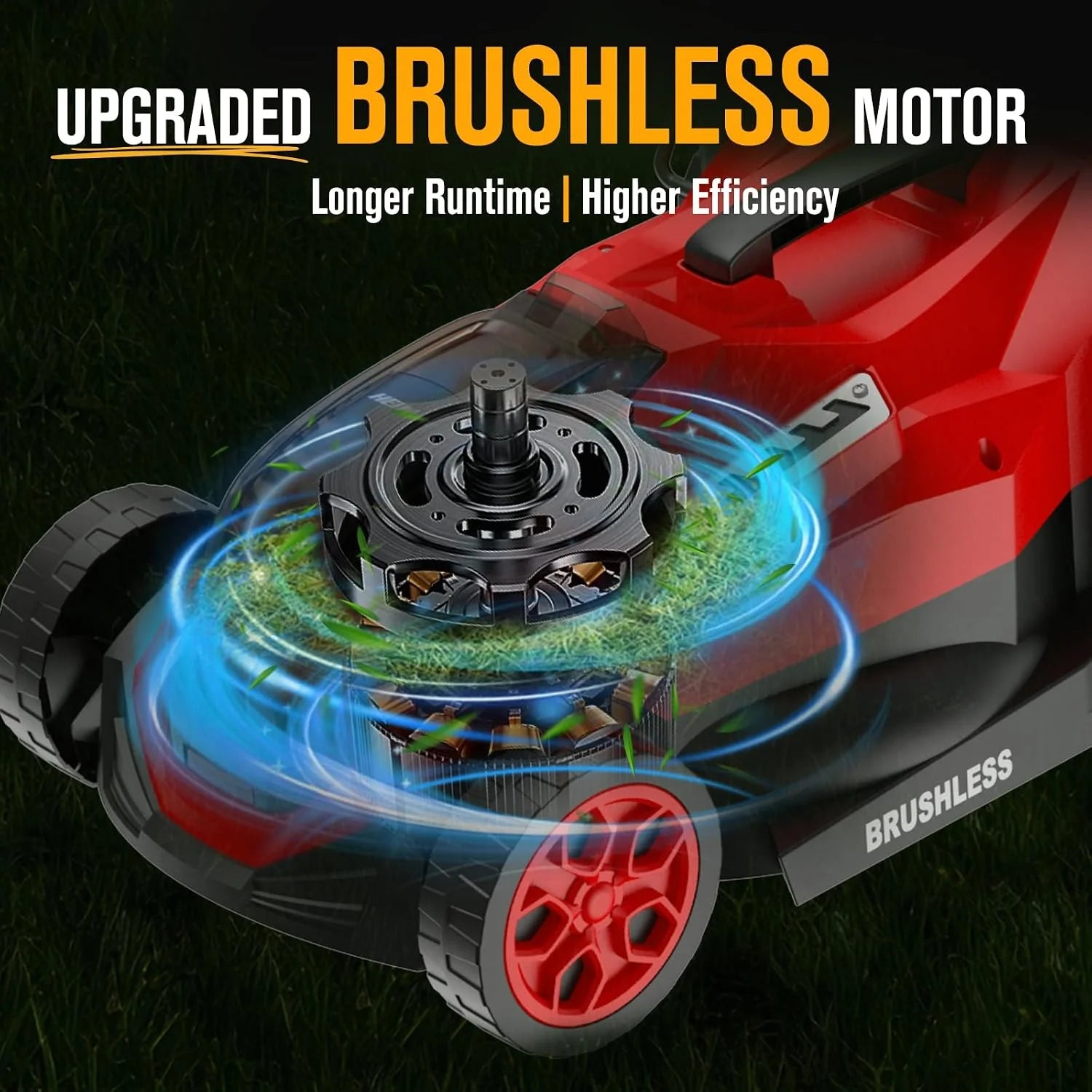 Special 14 Cordless Lawn Mower Compatible with Milwaukee M18 Battery – For Lawn Care - Image 4
