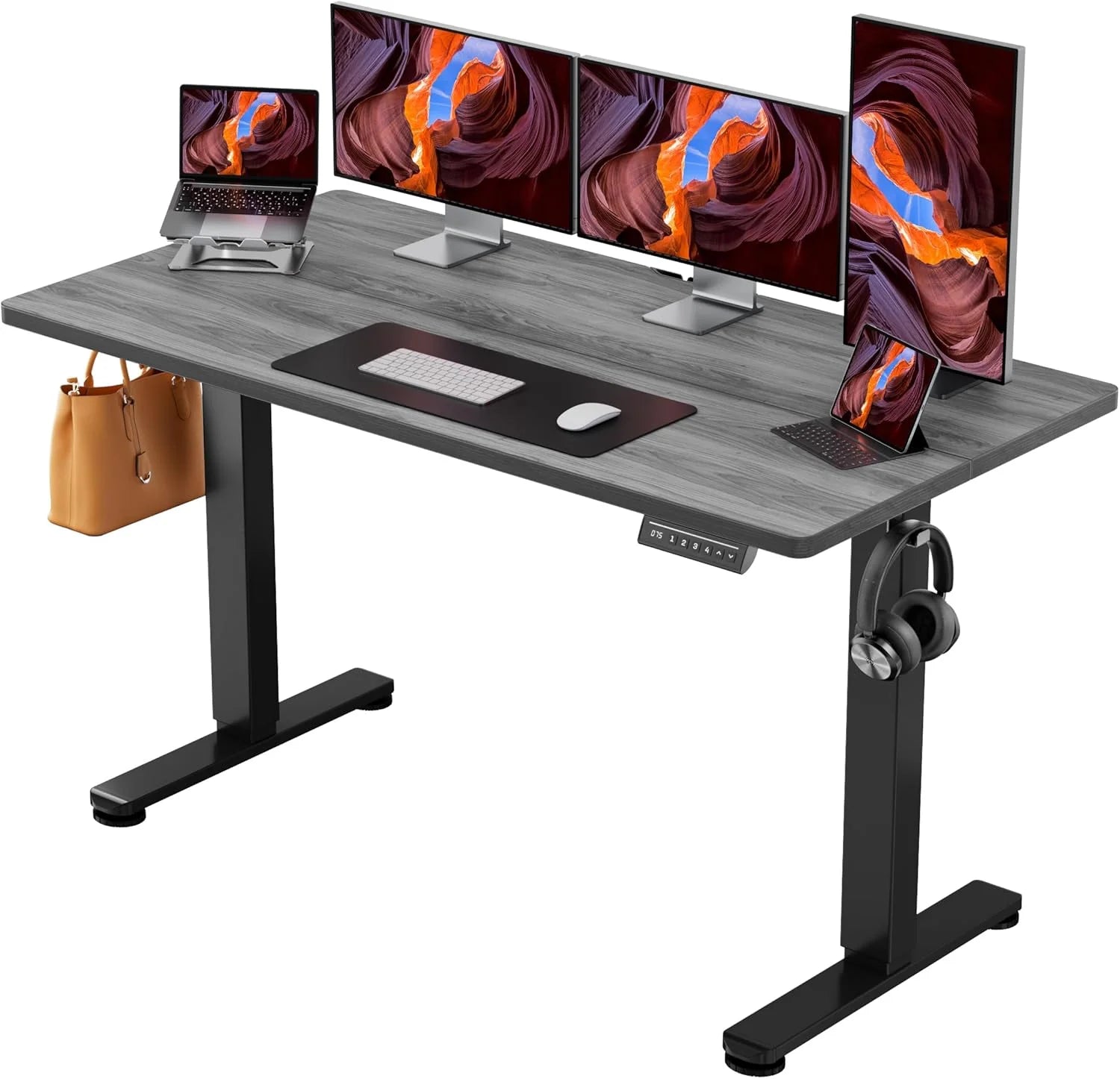Special Height Adjustable Electric Standing Desk, 48 x 24 Inches Sit Stand up Desk - Image 42
